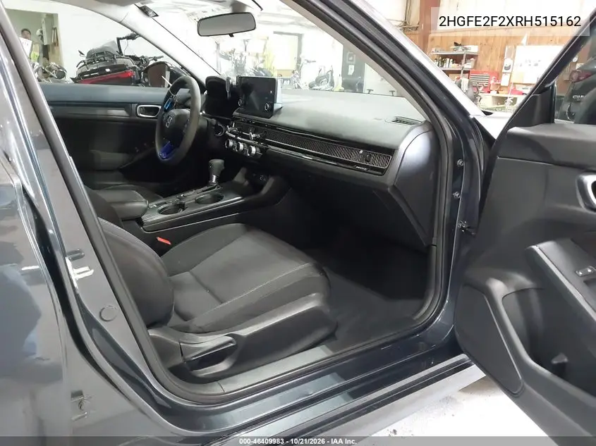 2024 HONDA CIVIC VIN 2HGFE2F2XRH515162 — фото 5