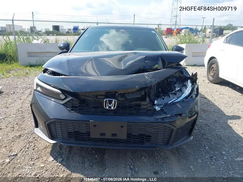 2025 HONDA CIVIC VIN 2HGFE4F84SH009719 — фото 12