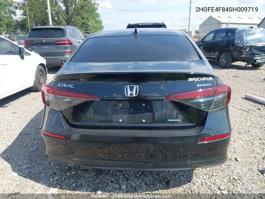 2025 HONDA CIVIC VIN 2HGFE4F84SH009719 — фото 16