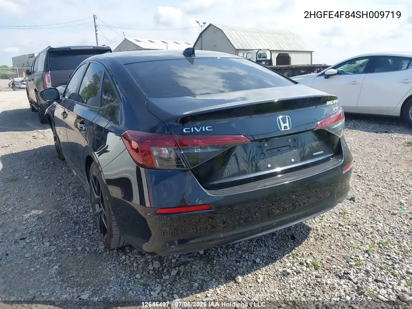 2025 HONDA CIVIC VIN 2HGFE4F84SH009719 — фото 3