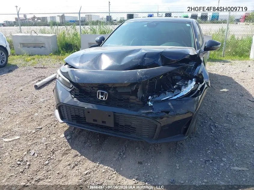 2025 HONDA CIVIC VIN 2HGFE4F84SH009719 — фото 6