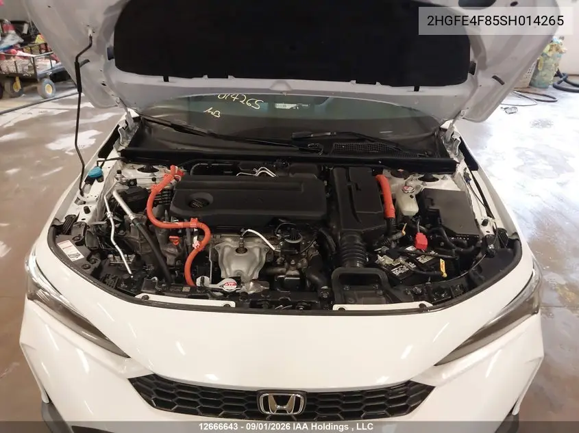 2025 HONDA CIVIC VIN 2HGFE4F85SH014265 — фото 10
