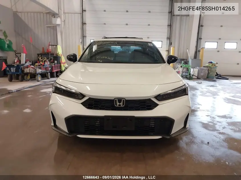 2025 HONDA CIVIC VIN 2HGFE4F85SH014265 — фото 13