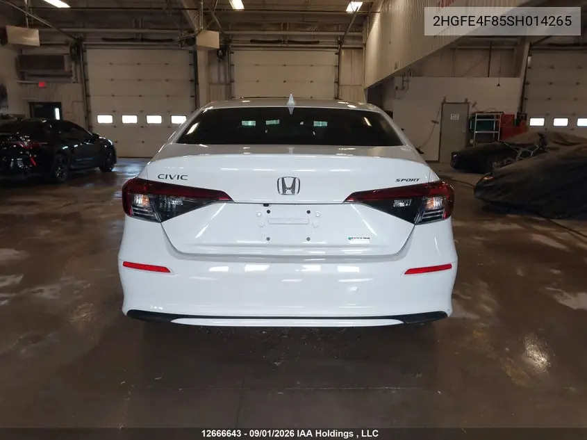 2025 HONDA CIVIC VIN 2HGFE4F85SH014265 — фото 17