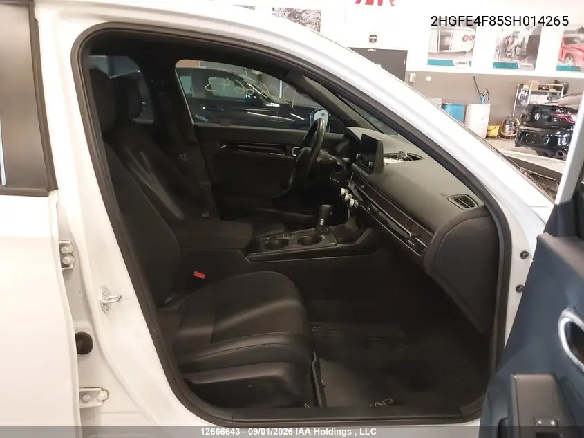 2025 HONDA CIVIC VIN 2HGFE4F85SH014265 — фото 5