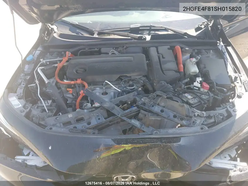 2025 HONDA CIVIC VIN 2HGFE4F81SH015820 — фото 9