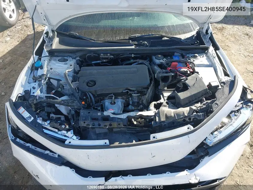 2025 HONDA CIVIC VIN 19XFL2H85SE400945 — фото 10