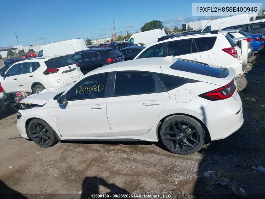 2025 HONDA CIVIC VIN 19XFL2H85SE400945 — фото 14