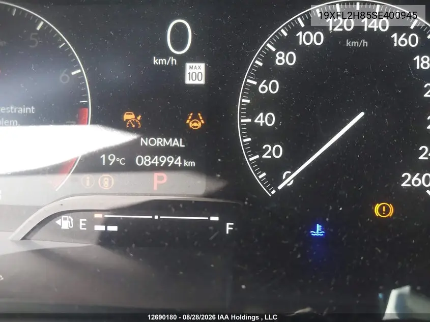 2025 HONDA CIVIC VIN 19XFL2H85SE400945 — фото 15