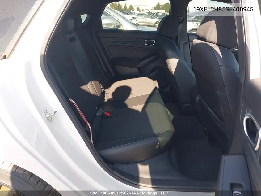 2025 HONDA CIVIC VIN 19XFL2H85SE400945 — фото 8