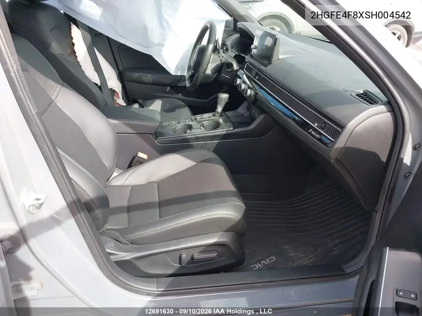 2025 HONDA CIVIC VIN 2HGFE4F8XSH004542 — фото 5