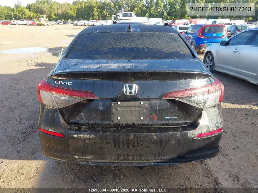 2025 HONDA CIVIC VIN 2HGFE4F8XSH017243 — фото 16