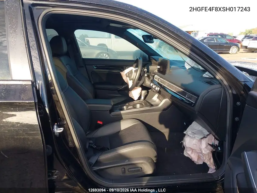 2025 HONDA CIVIC VIN 2HGFE4F8XSH017243 — фото 5
