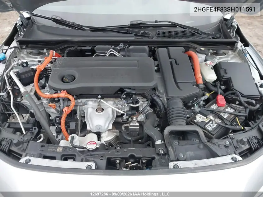 2025 HONDA CIVIC VIN 2HGFE4F83SH011591 — фото 10