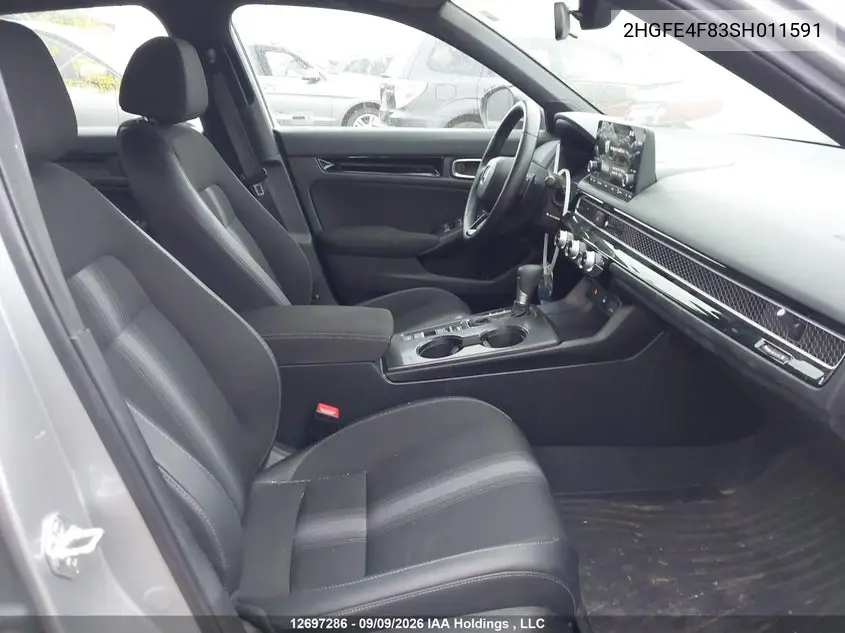 2025 HONDA CIVIC VIN 2HGFE4F83SH011591 — фото 5