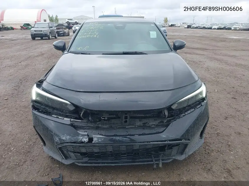 2025 HONDA CIVIC VIN 2HGFE4F89SH006606 — фото 11