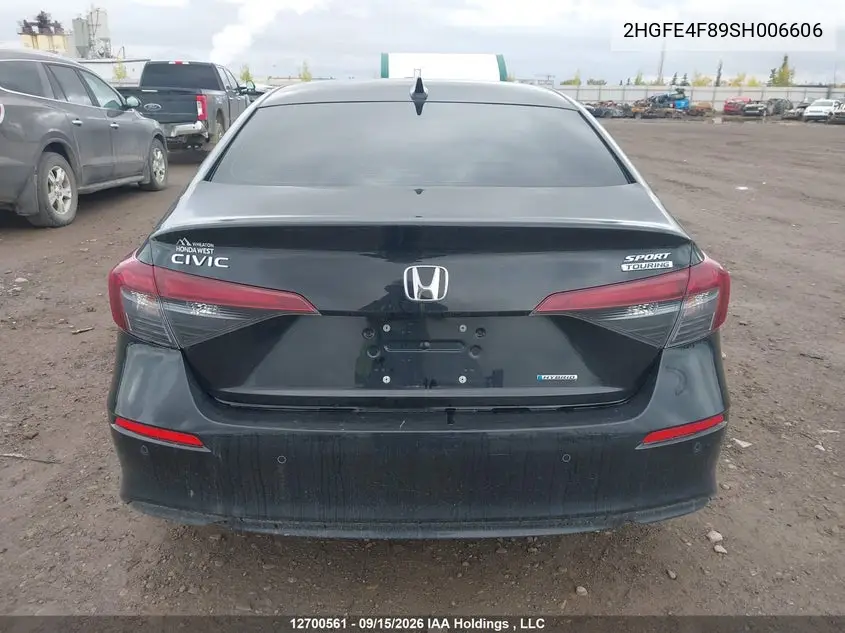 2025 HONDA CIVIC VIN 2HGFE4F89SH006606 — фото 15