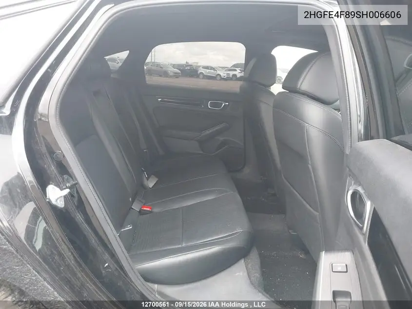 2025 HONDA CIVIC VIN 2HGFE4F89SH006606 — фото 8