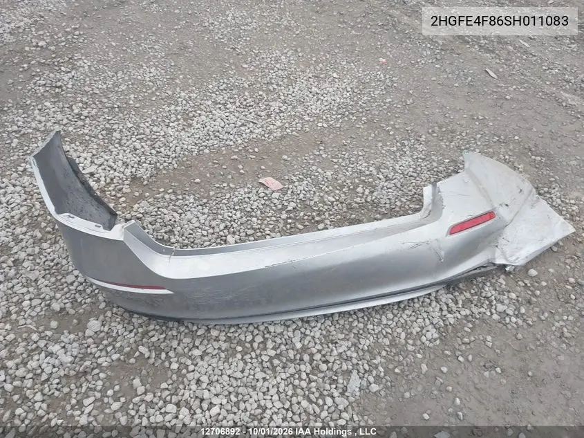 2025 HONDA CIVIC VIN 2HGFE4F86SH011083 — фото 12