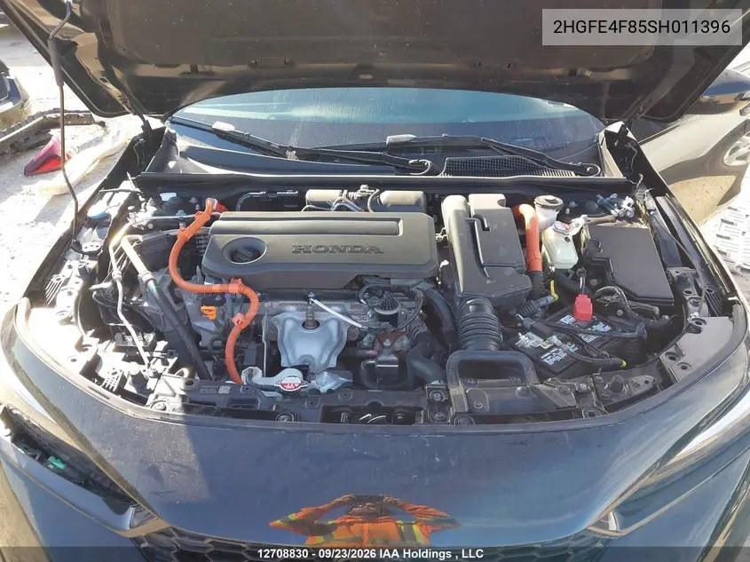 2025 HONDA CIVIC VIN 2HGFE4F85SH011396 — фото 10
