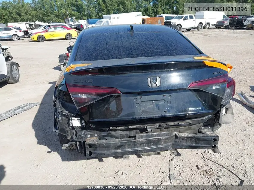 2025 HONDA CIVIC VIN 2HGFE4F85SH011396 — фото 17