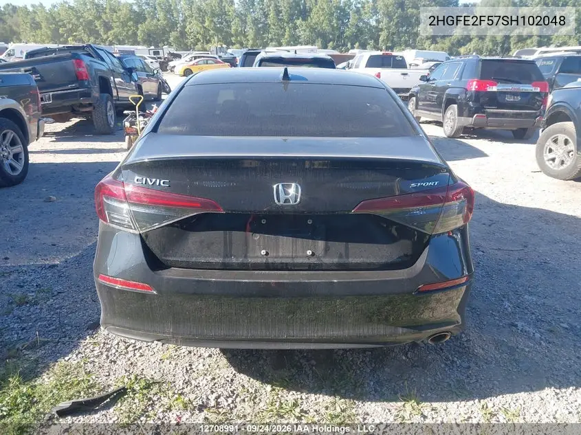2025 HONDA CIVIC VIN 2HGFE2F57SH102048 — фото 17