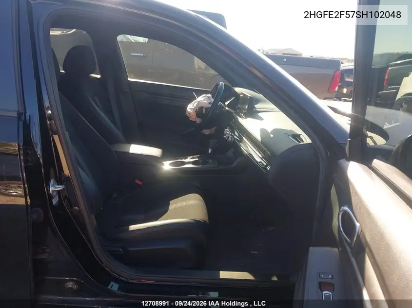 2025 HONDA CIVIC VIN 2HGFE2F57SH102048 — фото 5