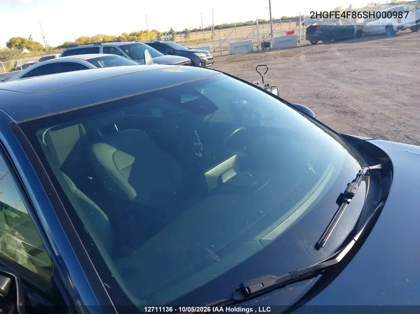 2025 HONDA CIVIC VIN 2HGFE4F86SH000987 — фото 17