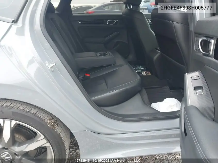 2025 HONDA CIVIC VIN 2HGFE4F89SH005777 — фото 8