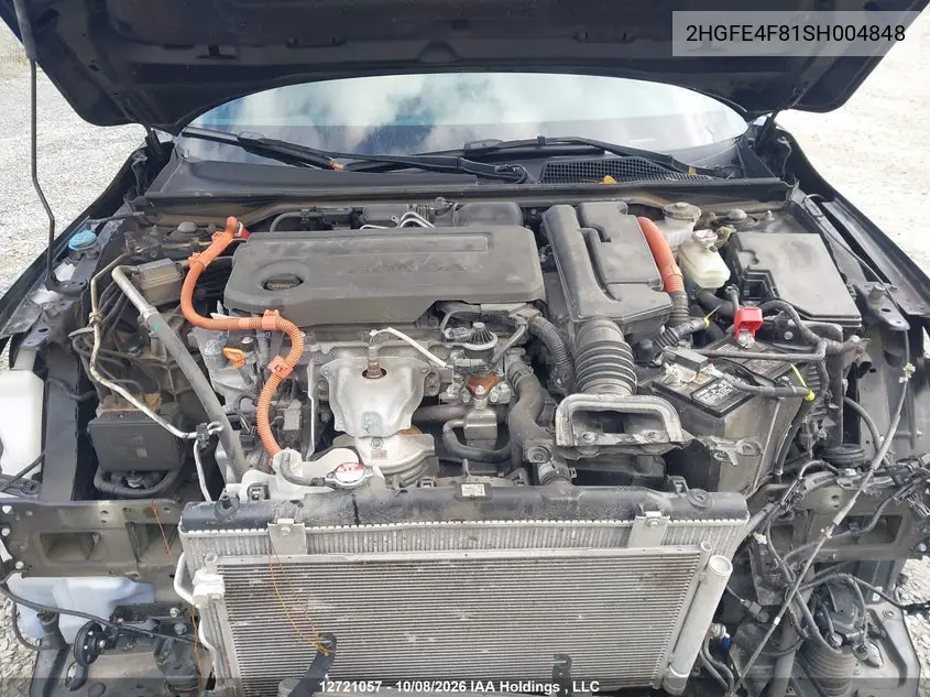 2025 HONDA CIVIC VIN 2HGFE4F81SH004848 — фото 10