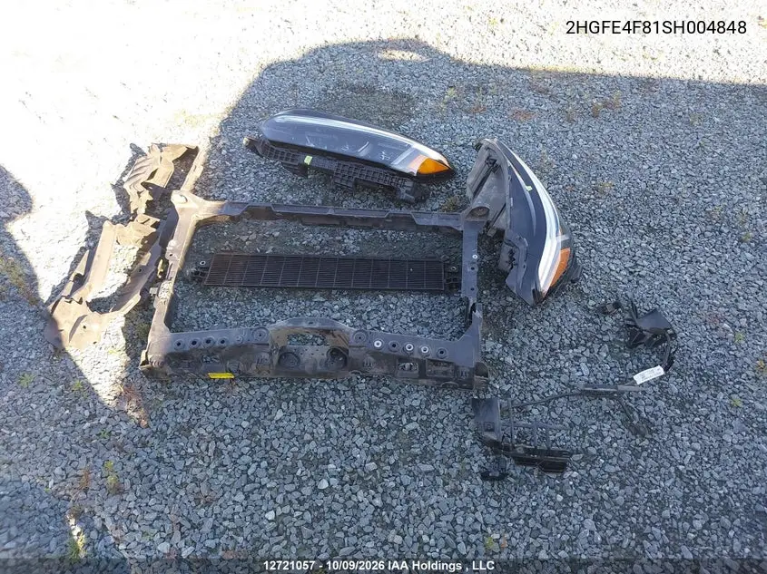 2025 HONDA CIVIC VIN 2HGFE4F81SH004848 — фото 12
