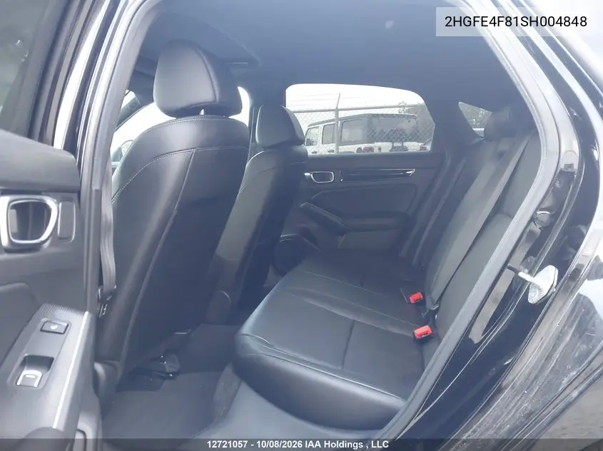 2025 HONDA CIVIC VIN 2HGFE4F81SH004848 — фото 8