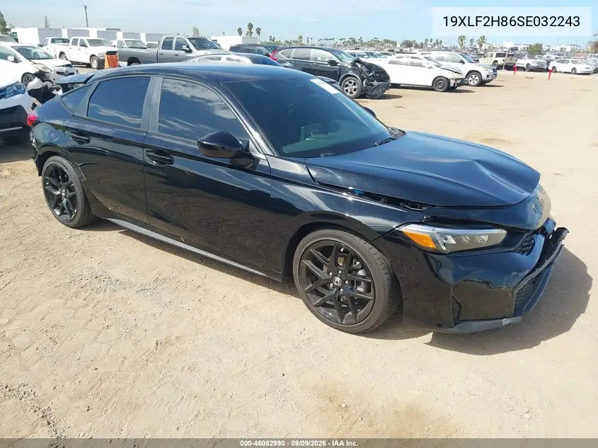 HONDA CIVIC 2025, VIN 19XFL2H86SE032243