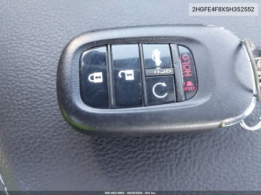 2025 HONDA CIVIC VIN 2HGFE4F8XSH352552 — фото 11