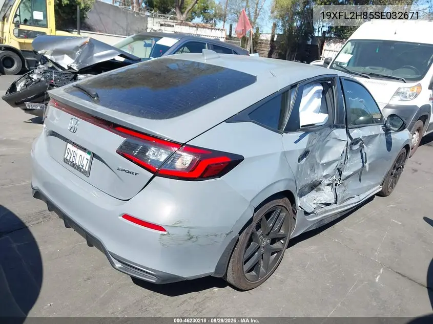 2025 HONDA CIVIC VIN 19XFL2H85SE032671 — фото 4