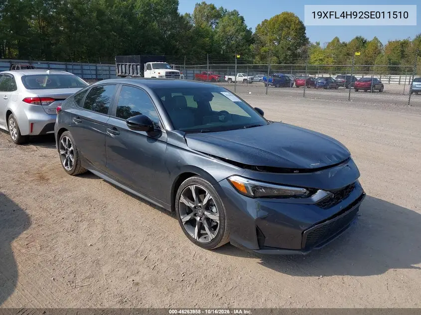 HONDA CIVIC 2025, VIN 19XFL4H92SE011510