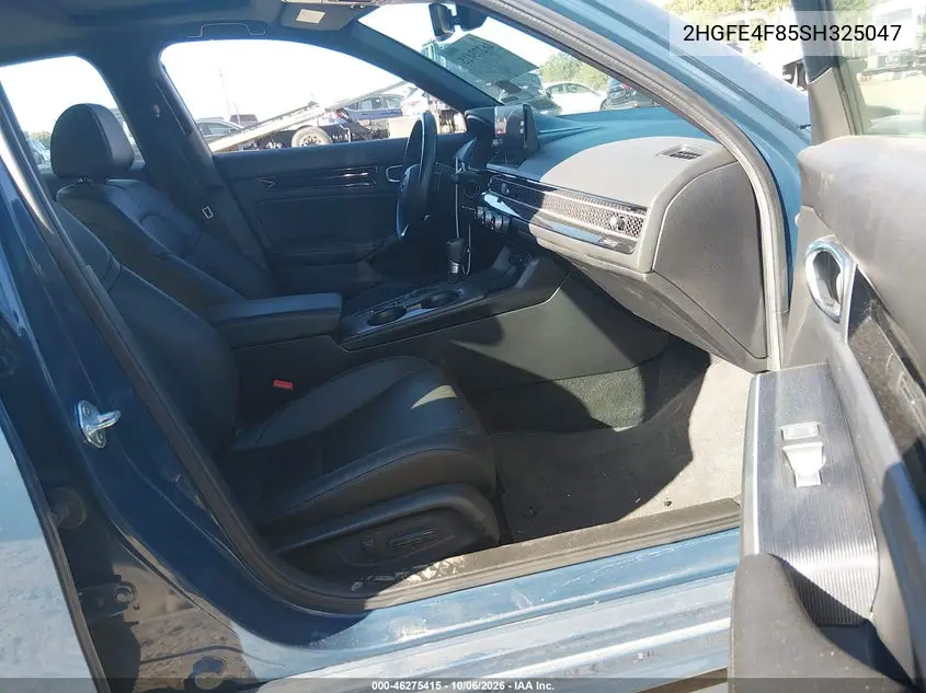 2025 HONDA CIVIC VIN 2HGFE4F85SH325047 — фото 5