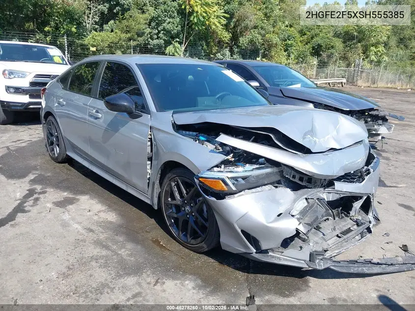 HONDA CIVIC 2025, VIN 2HGFE2F5XSH555385