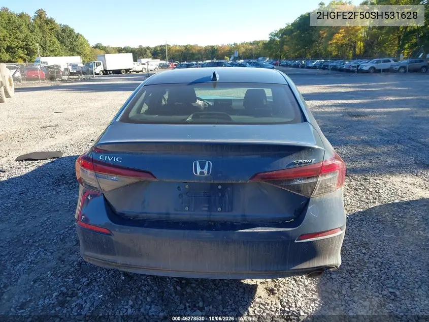 2025 HONDA CIVIC VIN 2HGFE2F50SH531628 — фото 16