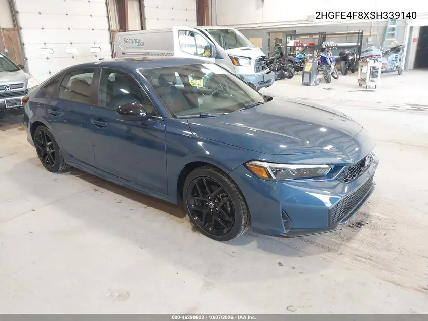 HONDA CIVIC 2025, VIN 2HGFE4F8XSH339140