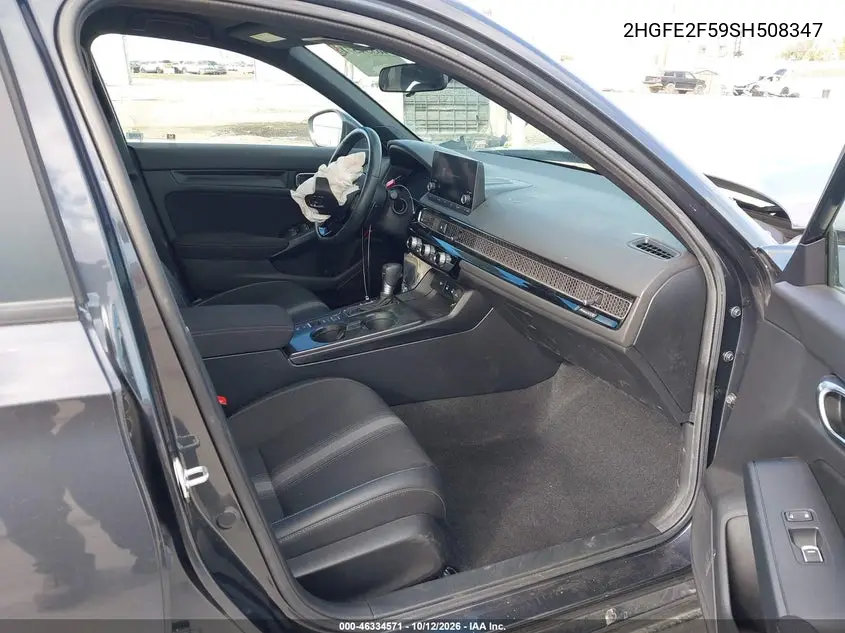 2025 HONDA CIVIC VIN 2HGFE2F59SH508347 — фото 5