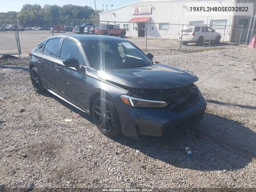 HONDA CIVIC 2025, VIN 19XFL2H80SE032822
