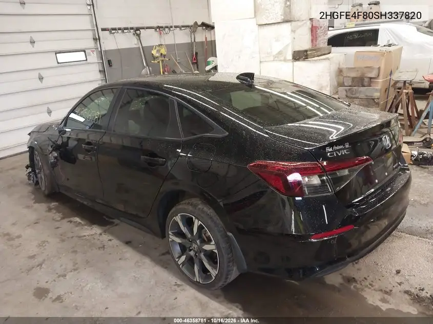 2025 HONDA CIVIC VIN 2HGFE4F80SH337820 — фото 3