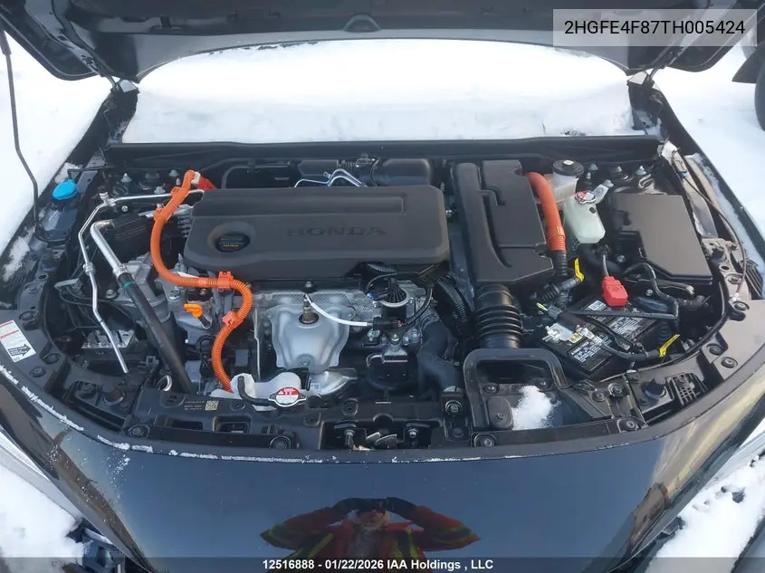2026 HONDA CIVIC VIN 2HGFE4F87TH005424 — фото 10