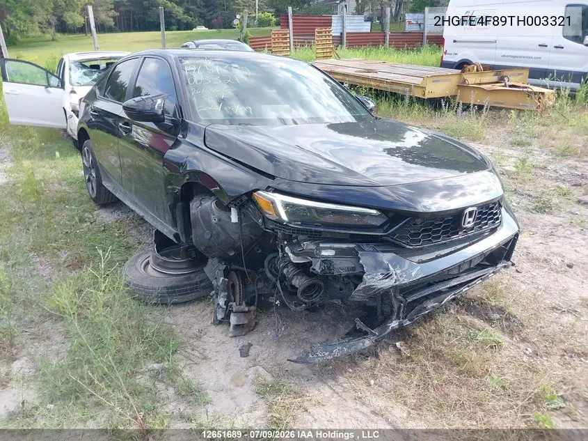 HONDA CIVIC 2026, VIN 2HGFE4F89TH003321