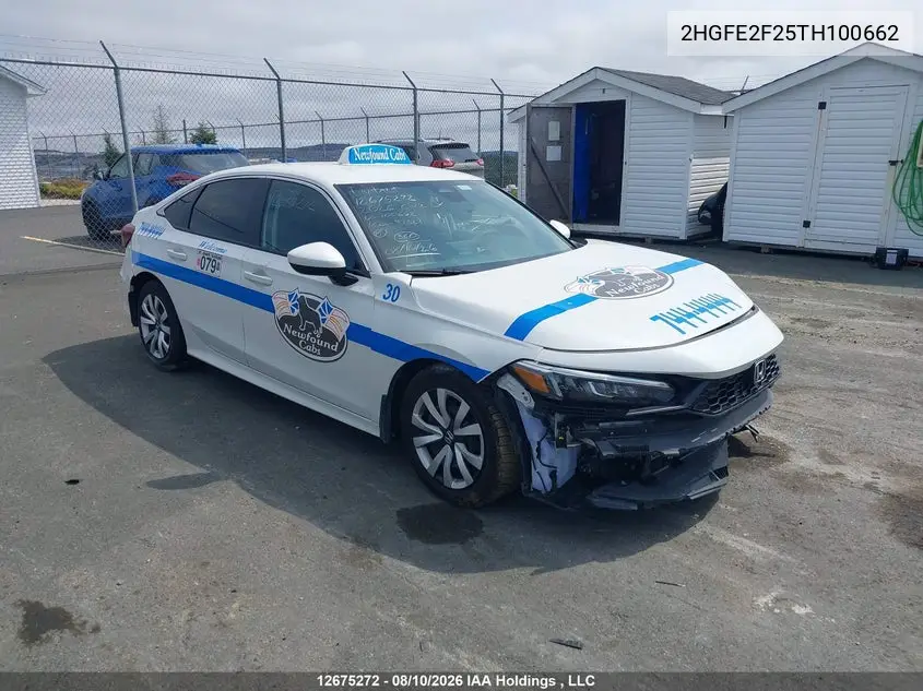 HONDA CIVIC 2026, VIN 2HGFE2F25TH100662