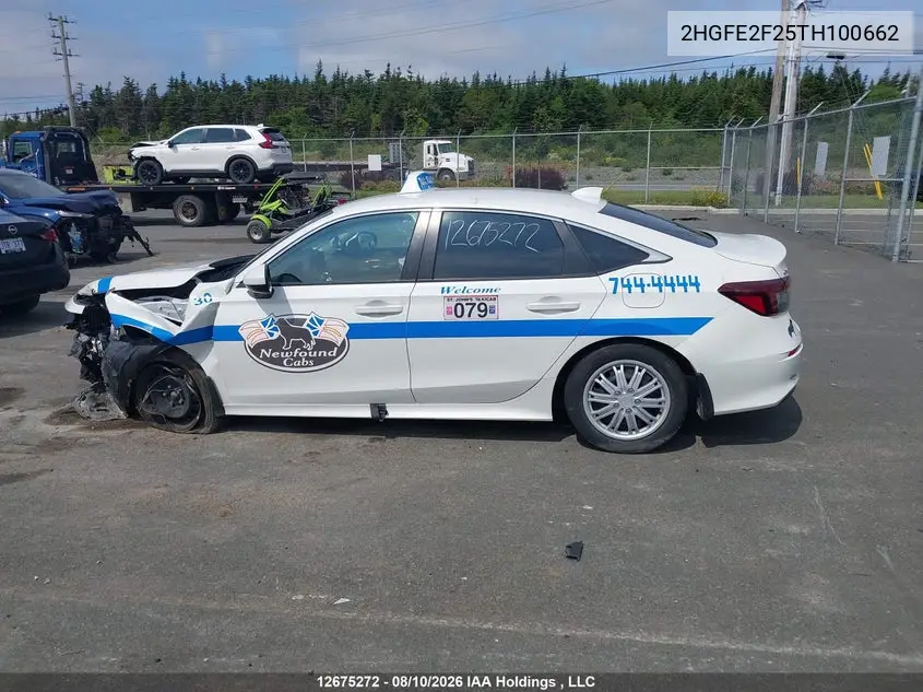2026 HONDA CIVIC VIN 2HGFE2F25TH100662 — фото 15