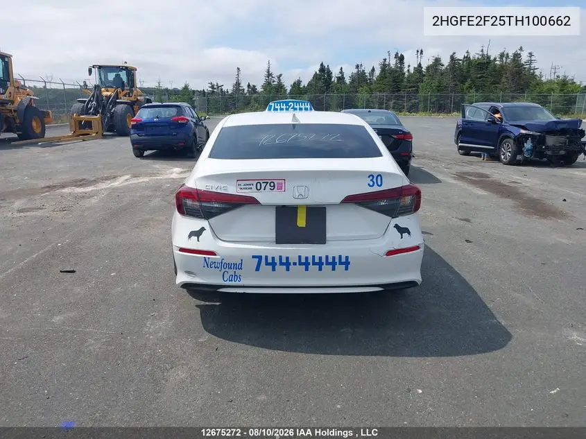 2026 HONDA CIVIC VIN 2HGFE2F25TH100662 — фото 17