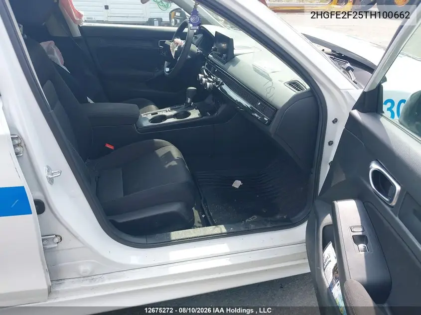 2026 HONDA CIVIC VIN 2HGFE2F25TH100662 — фото 5