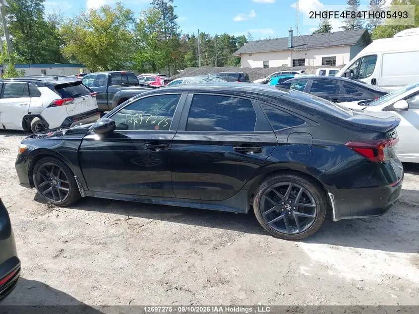 2026 HONDA CIVIC VIN 2HGFE4F84TH005493 — фото 15